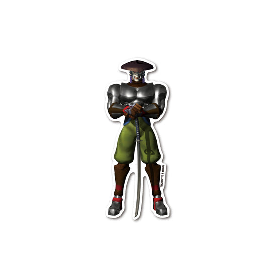 TEKKEN 2 Die Cut Vinyl Sticker 027 Yoshimitsu