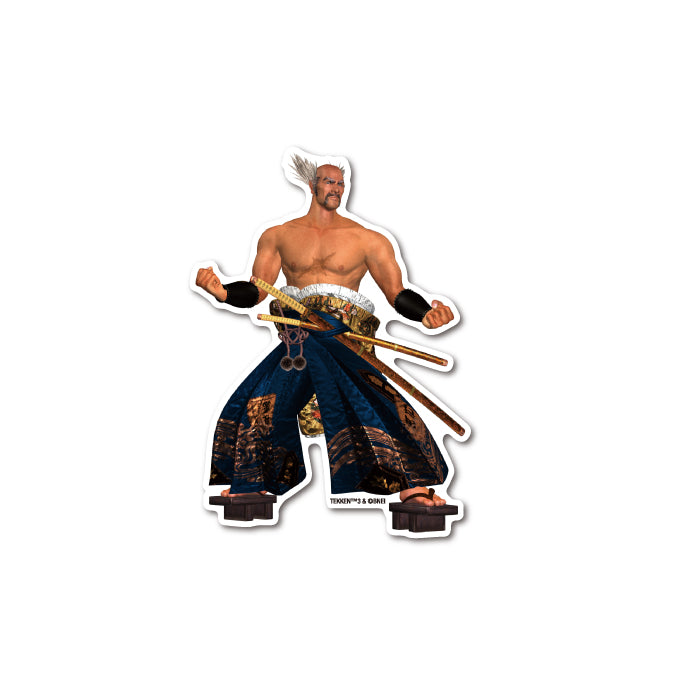 TEKKEN 3 Die Cut Vinyl Sticker 028 Heihachi Mishima