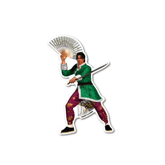 TEKKEN 3 Die Cut Vinyl Sticker 034 Lei Wulong